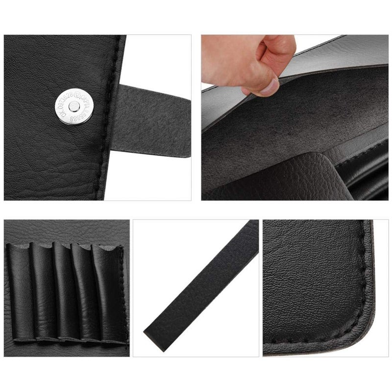 woobles PU leather Scissor Holder Pouch Cases for Hairdressers, Salon Hairdresser Shear Tools Holster Bag - Image 4